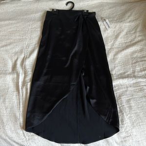 Black Urban Outfitters silk skirt in small.